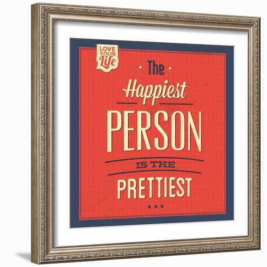 Happy Person-Lorand Okos-Framed Art Print