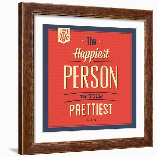 Happy Person-Lorand Okos-Framed Art Print