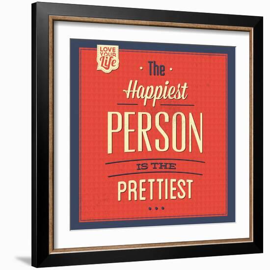 Happy Person-Lorand Okos-Framed Art Print