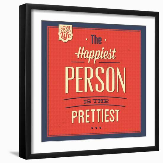 Happy Person-Lorand Okos-Framed Art Print