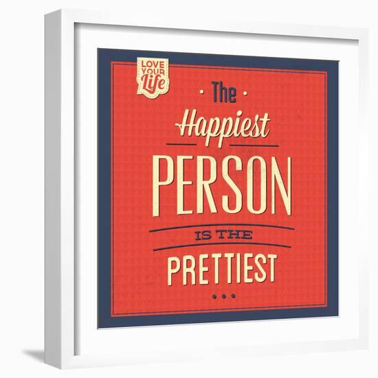 Happy Person-Lorand Okos-Framed Art Print