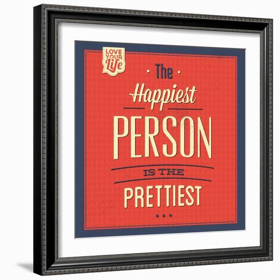 Happy Person-Lorand Okos-Framed Art Print