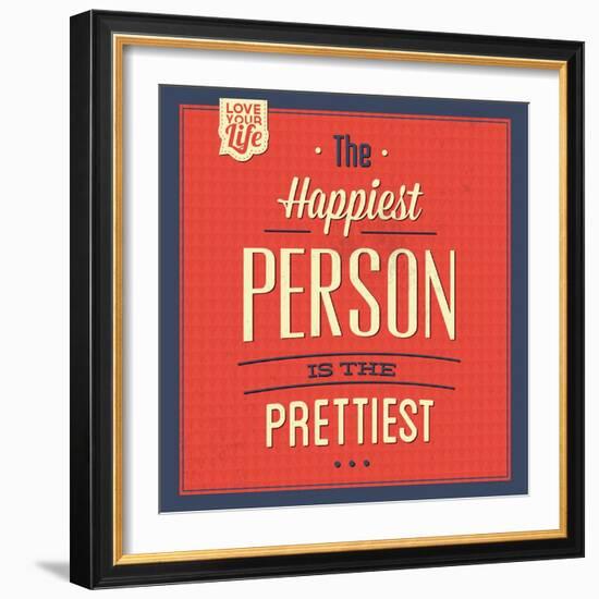 Happy Person-Lorand Okos-Framed Art Print