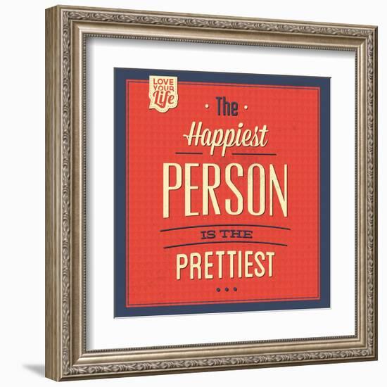 Happy Person-Lorand Okos-Framed Art Print