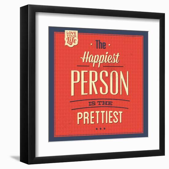 Happy Person-Lorand Okos-Framed Art Print