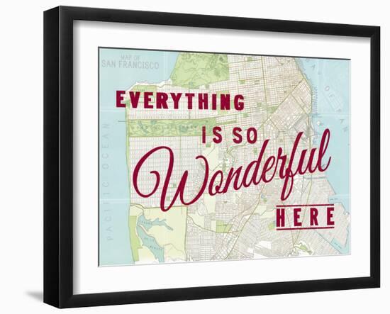 Happy Place I-The Vintage Collection-Framed Giclee Print