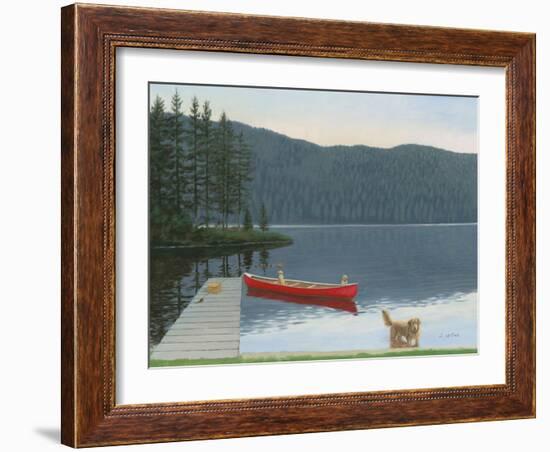 Happy Place III-James Wiens-Framed Art Print