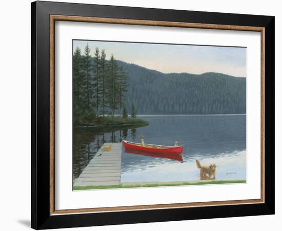 Happy Place III-James Wiens-Framed Art Print