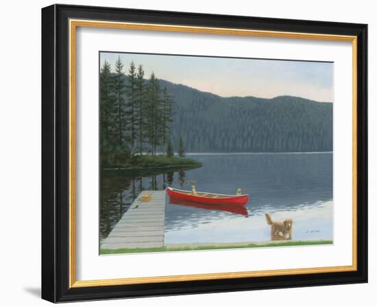 Happy Place III-James Wiens-Framed Art Print