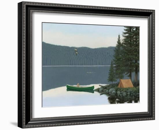 Happy Place IV-James Wiens-Framed Art Print