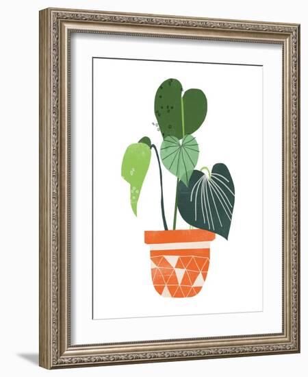 Happy Plants II-June Erica Vess-Framed Art Print