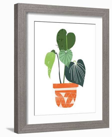 Happy Plants II-June Erica Vess-Framed Art Print