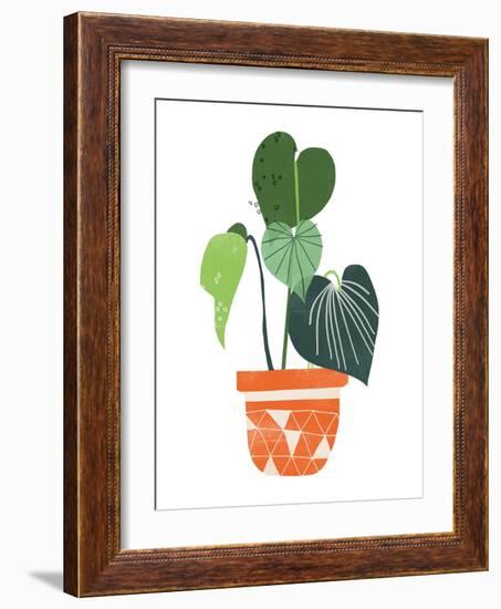 Happy Plants II-June Erica Vess-Framed Art Print