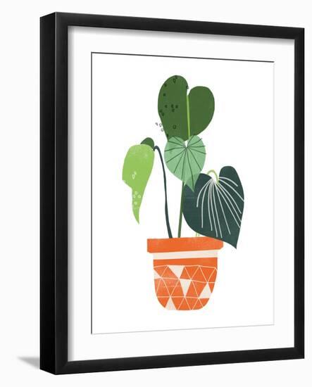 Happy Plants II-June Erica Vess-Framed Art Print