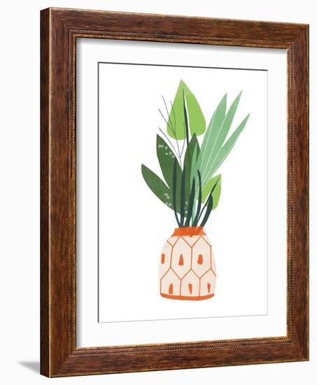 Happy Plants III-June Erica Vess-Framed Art Print