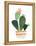 Happy Plants IV-June Erica Vess-Framed Stretched Canvas