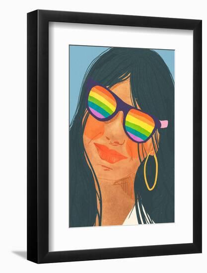 Happy Pride-Gigi Rosado-Framed Photographic Print