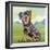 Happy Rottie-Kim Curinga-Framed Art Print