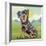 Happy Rottie-Kim Curinga-Framed Art Print