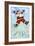 Happy Santa-David Cooke-Framed Giclee Print