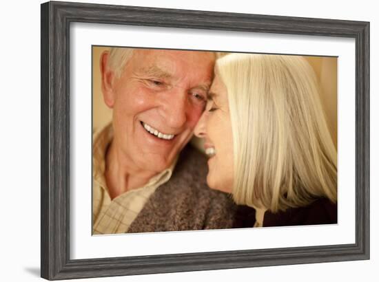 Happy Senior Couple-Science Photo Library-Framed Photographic Print