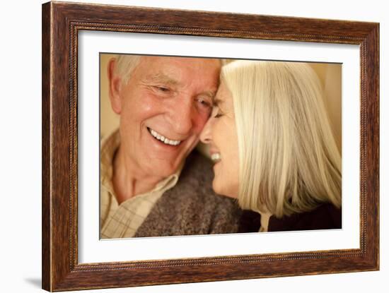 Happy Senior Couple-Science Photo Library-Framed Photographic Print