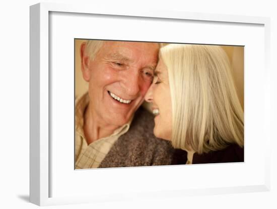 Happy Senior Couple-Science Photo Library-Framed Photographic Print