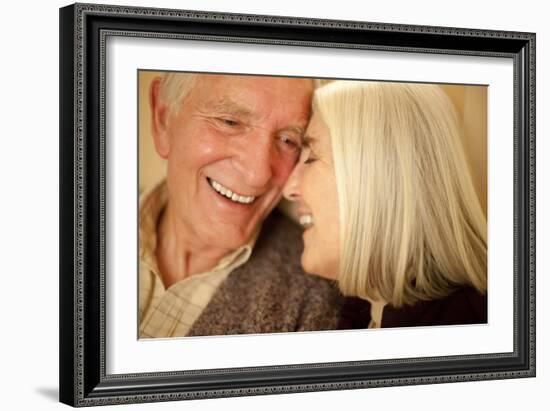 Happy Senior Couple-Science Photo Library-Framed Photographic Print