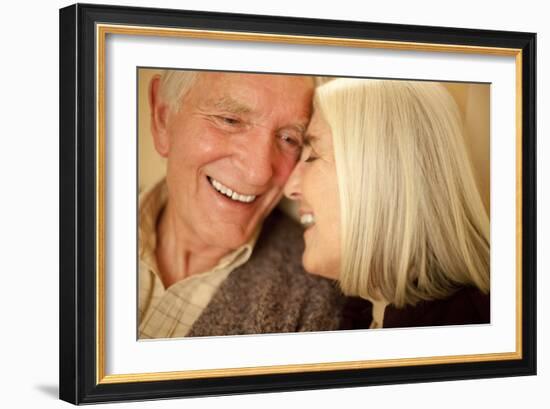 Happy Senior Couple-Science Photo Library-Framed Photographic Print