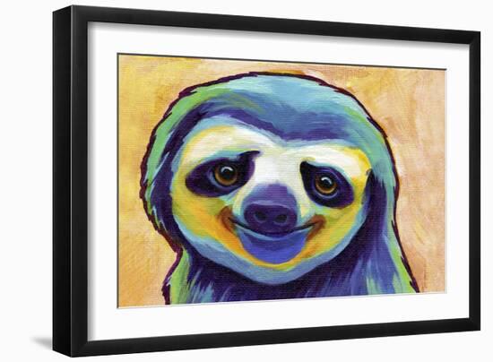 Happy Sloth-Corina St. Martin-Framed Giclee Print