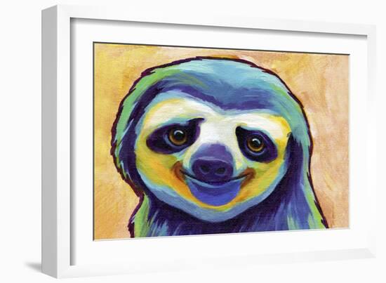 Happy Sloth-Corina St. Martin-Framed Giclee Print