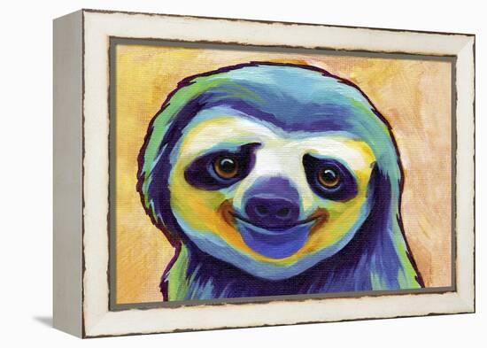 Happy Sloth-Corina St. Martin-Framed Premier Image Canvas