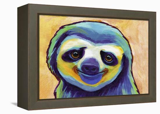Happy Sloth-Corina St. Martin-Framed Premier Image Canvas