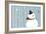 Happy Snowman-Anne Cote-Framed Giclee Print