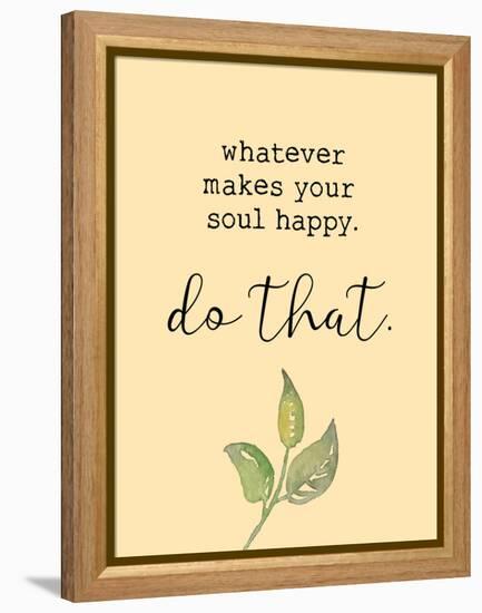 Happy Soul-Victoria Brown-Framed Stretched Canvas