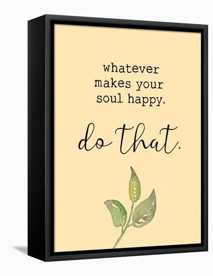 Happy Soul-Victoria Brown-Framed Stretched Canvas