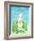 Happy Spring Bunny-Melinda Hipsher-Framed Giclee Print