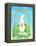 Happy Spring Bunny-Melinda Hipsher-Framed Premier Image Canvas