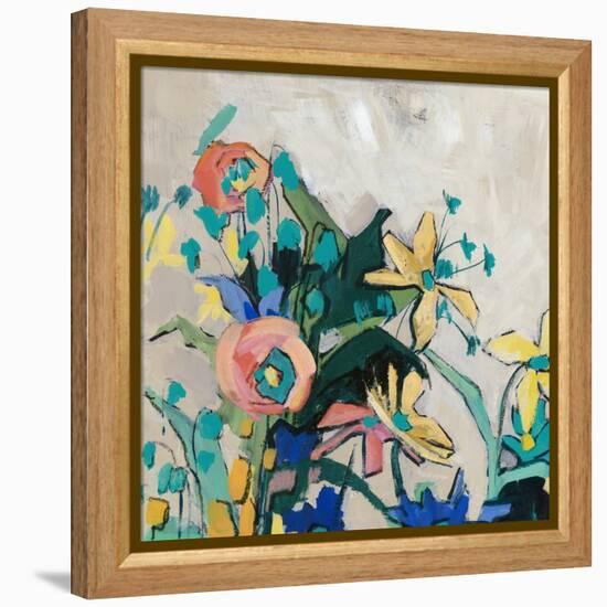 Happy Spring Florals II-Jacob Q-Framed Stretched Canvas