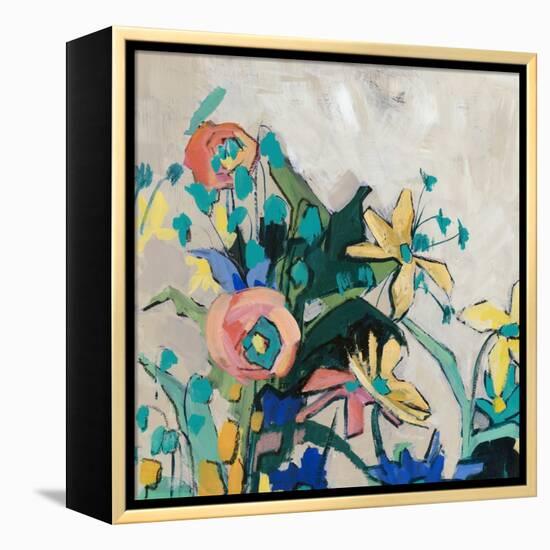 Happy Spring Florals II-Jacob Q-Framed Stretched Canvas