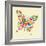 Happy Spring Time Butterfly Composition. File Available-Cienpies Design-Framed Art Print