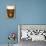 Happy St. Patrick's Day, Beer-null-Framed Stretched Canvas displayed on a wall