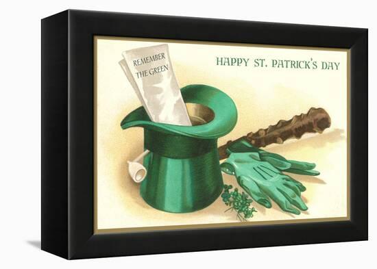 Happy St. Patrick's Day-null-Framed Stretched Canvas