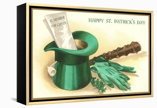 Happy St. Patrick's Day-null-Framed Stretched Canvas