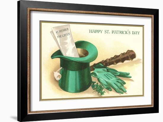 Happy St. Patrick's Day-null-Framed Premium Giclee Print