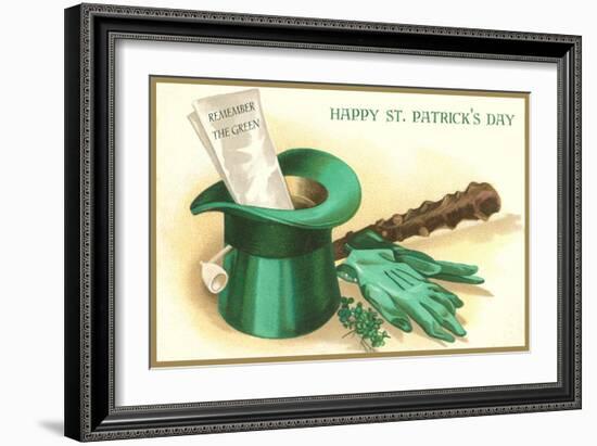 Happy St. Patrick's Day-null-Framed Premium Giclee Print