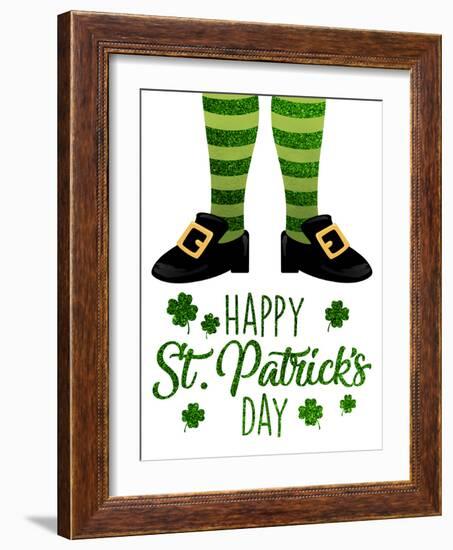 Happy St Patricks Day-Marcus Prime-Framed Art Print