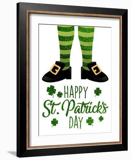 Happy St Patricks Day-Marcus Prime-Framed Art Print