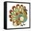 Happy Thanksgiving Beautiful Turkey Card-Alisa Foytik-Framed Stretched Canvas