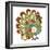 Happy Thanksgiving Beautiful Turkey Card-Alisa Foytik-Framed Art Print